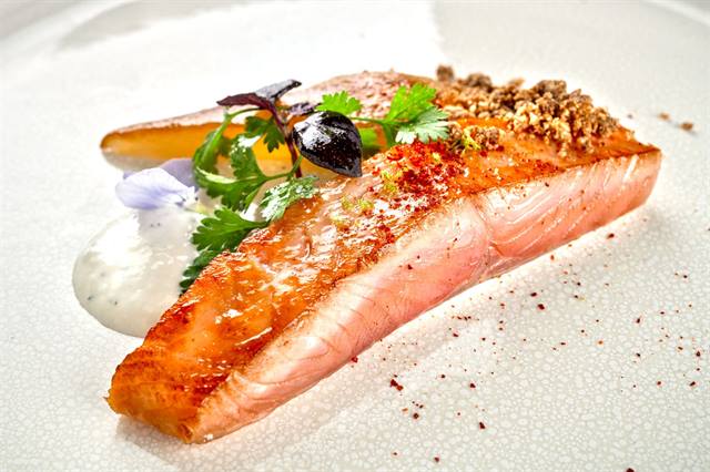 Plat de saumon — Le&nbsp;Tri‑Marrants